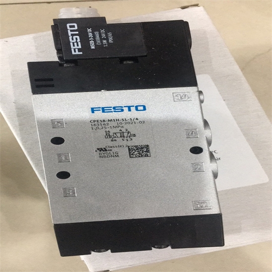 FESTO電磁閥訂貨號8049880結構特點活塞滑閥帶密封圈